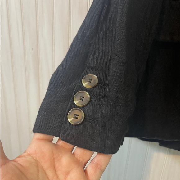 FREE PEOPLE LINEN BLEND BLAZER UNSTRUCTURED SMALL - Picture 3 of 6